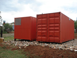 CONTAINER ALMOXARIFADO 2 PORTAS